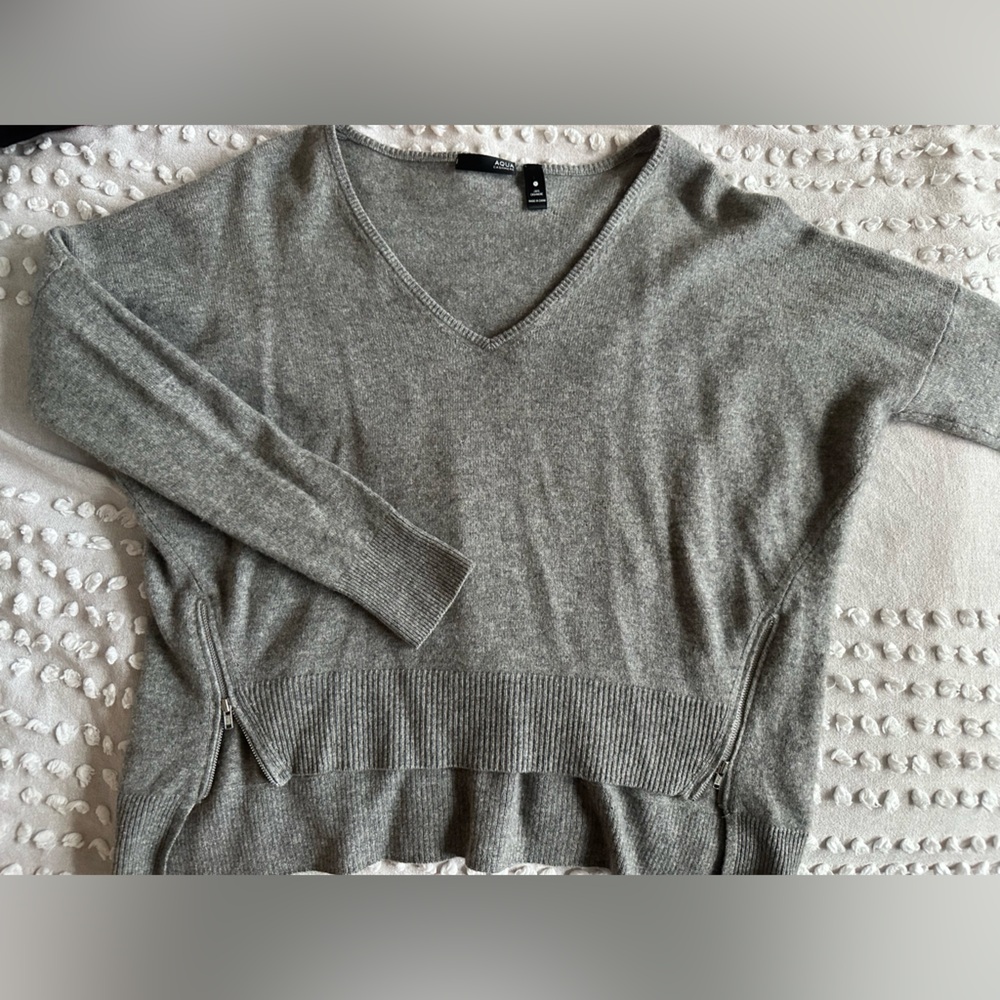 Cashmere Aqua Sweater size smalll
